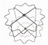 Zdjęcie 12 o strukturze plastra miodu promieniowym klatki D63, Zander stal, Picture 1