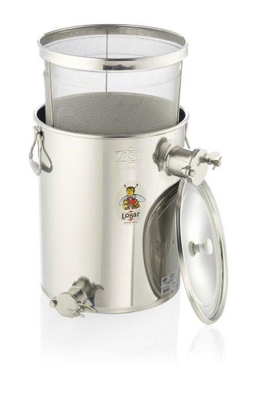 Logar pojemnik filtrujący do podstawienia z drobnym sitkiem, 35 kg, XL zawór przelewowy