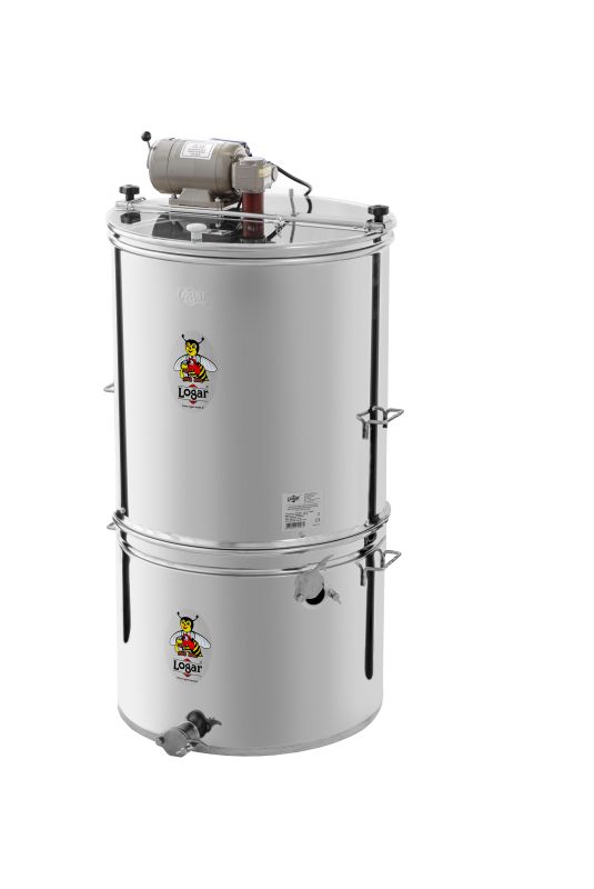 Logar 4-ramkowa wirówka z napędem i pojemnikiem z sitkiem – ramki 30 x 48 cm