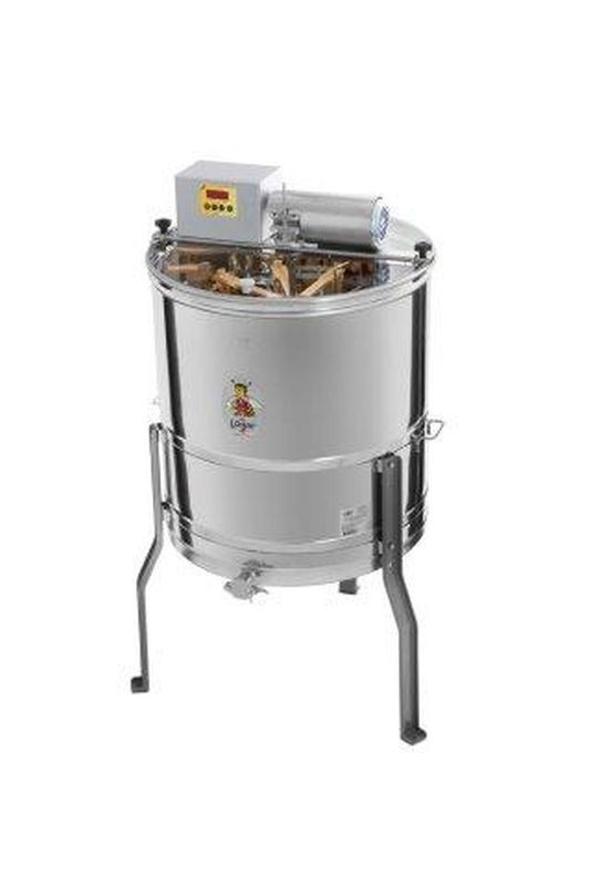 Logar wirówka radialna 12/8 ramek, kadź 63 cm, napęd w pełni automatyczny, silnik 110 W, ramki 24 × 48 cm