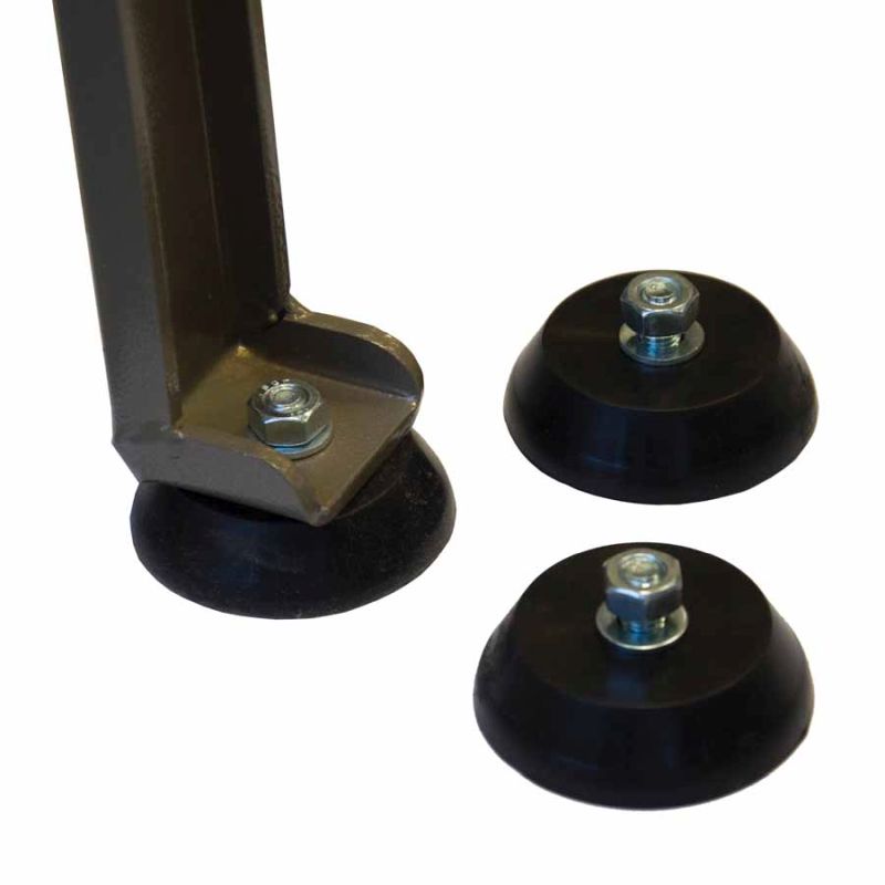 Gumowe stopki do miodarki ze śrubą M8 (3 szt.)