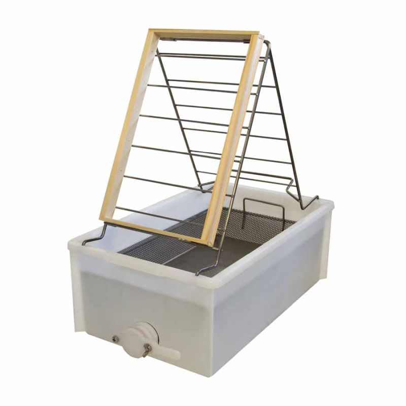 Wanienka do odkrawania z PVC z dnem filtrującym, model stołowy