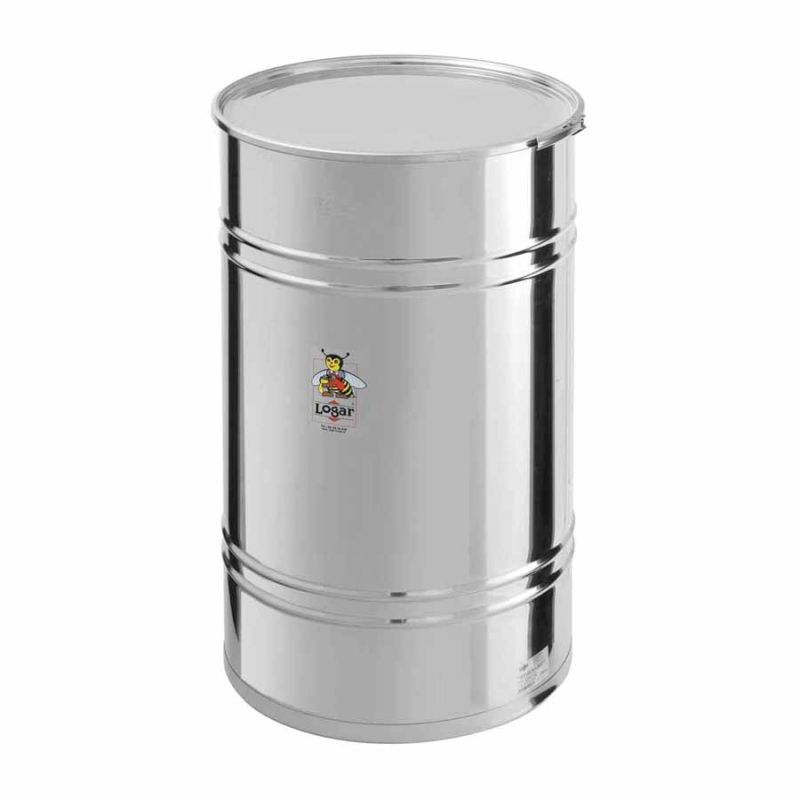 Zbiornik magazynowy Logar 280 kg z zamknięciem na pierścień zaciskowy