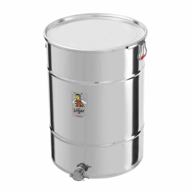 Pojemnik do rozlewu miodu Logar 200 kg z obręczą zaciskową